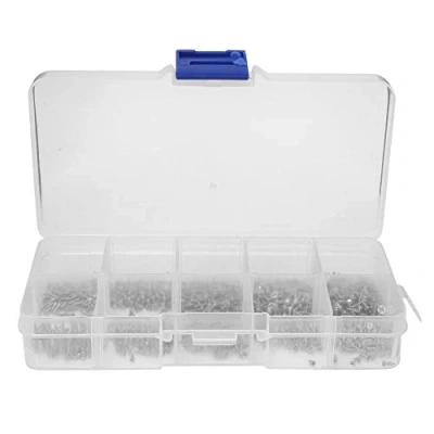 Image de Vis autotaraudeuse, 1000pcs à tête fraisée cruciforme en acier inoxydable M1 M1.2 M1.4 M1.7