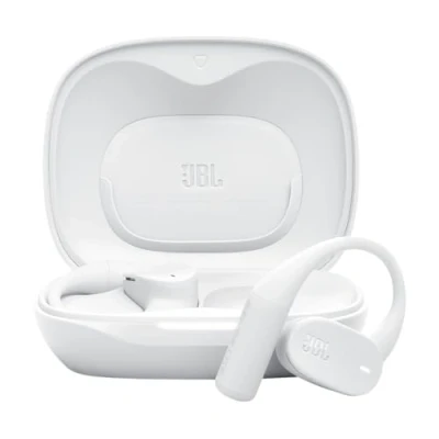 Image de JBL Sense Lite True Wireless écouteurs Ouverts sans Fil, Conception Crochet d&#039;oreille, Conduction aérienne, OpenSound, 32 h d&#039;autonomie, étanches IP54, compatibles Headphones, Blanc