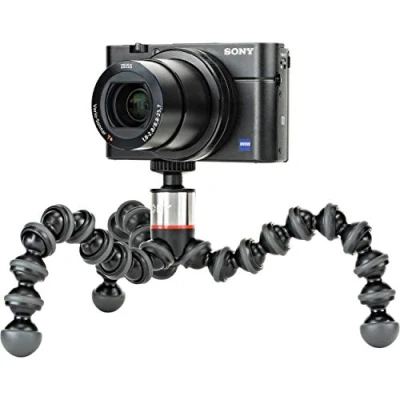 Image de JOBY GorillaPod 500 Mini Trépied Polyvalent avec Rotule Ball Intégrée pour Appareils Compacts et 360, JB01502 BWW