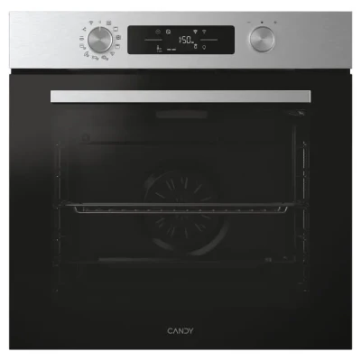Image de Four encastrable multifonctions Pyrolyse Candy CA6 NP5B3EYTX Wifi Inox Porte froide 78l Classe A++
