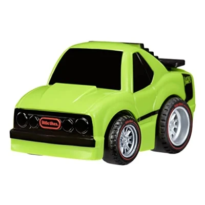 Image de little tikes Mes premières Voitures Crazy Fast Voiture Americaine Véhicule à rétrofriction Qui parcourt Jusqu’à 15 m Modèle réaliste, Facile Tenir Encourage l’Imagination 2 Ans +