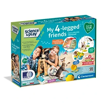 Image de Clementoni Science &amp; Play Pet Lab Kit : Jouets éducatifs et scientifiques pour Enfants, activité d&#039;apprentissage Amusante, Cadeau STEM, Multicolore, Version Anglaise (7 Ans Plus)