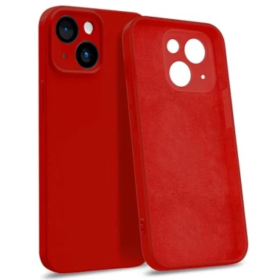 Image de MyGadget Coque pour iPhone 14 [ Quadruple Protection ] Case Rigide avec Doublure Microfibre Cover Rouge