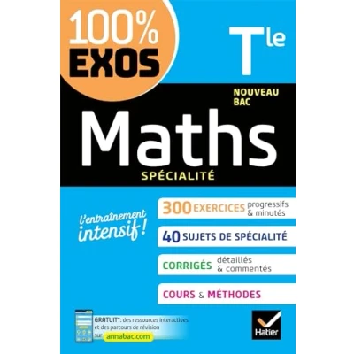 Image de Maths Tle générale (spécialité): exercices résolus Nouveau bac Terminale Livre d’occasion Correct