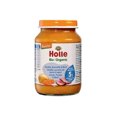Image de Holle Carotte, pomme de terre et bœuf bio dès 5 mois