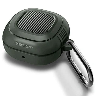 Image de Spigen Rugged Armor CS Coque Compatible avec Samsung Galaxy Buds Pro/Buds 2 / Live Vert Militaire
