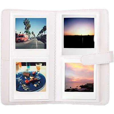 Image de Mini album photo pour Fujifilm Instax Square SQ6, 80 pochettes en cuir synthétique de qualité supérieure appareil SQ1/SQ10/SQ20/SQ6 et imprimante Polaroid SHARE SP 3 Bleu