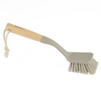 Image de Salter LASAL71397WEU7 Brosse à Vaisselle, Collection Warm Harmony, Nettoyage de Cuisine avec Manche en Bambou FSC, Poils Résistants et Durables, Nettoyer Tout Type Vaisselle