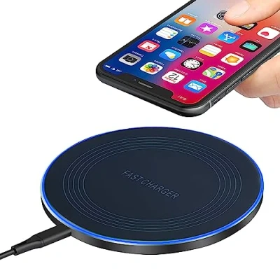 Image de Chargeur sans Fil Rapide, Samsung, Induction iphone, 20W Fast Wireless Charger Compatible avec iPhone 11/12/13/14/15, Qi pour Samsung Galaxy S22/S23/S21, Xiaomi