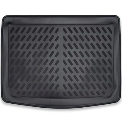 Image de ELMASLINE Bac de coffre en caoutchouc 3D pour Renault Captur 2 (II) à partir 2020 (plancher chargement inférieur) Tapis