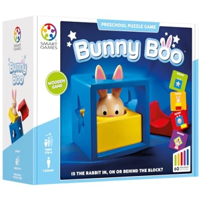 Image de SmartGames Bunny Boo, Preschool Puzzle Game with 60 Challenges, 2+ Years