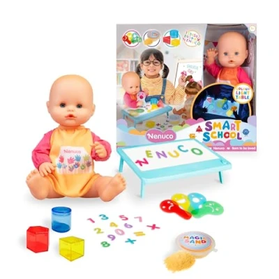 Image de Poupée Nenuco Smart School 35 cm Table Lumineuse Multicolore Accessoires Éducatifs À partir de 3 Ans