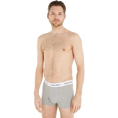 Image de Calvin Klein 3 PACK Shorty, Homme, Taille: Small, Grey heather