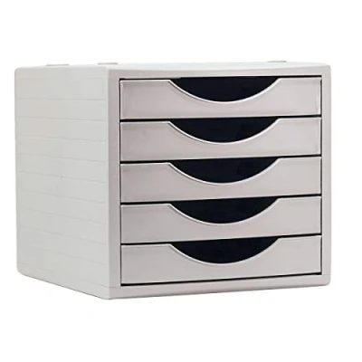 Image de Classeur modulaire Archivo 2000 ArchivoTec Serie 4000 5 tiroirs Translucide Din A4 Bleu (34 x 27 26 cm)