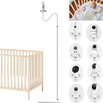 Image de EYSAFT support de moniteur bébé pour caméra flexible compatible avec la plupart des moniteurs