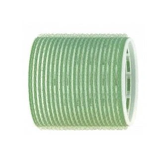 Image de Sibel Sachets en plastique Cheveux Bigoudis Velcro 61mm Vert