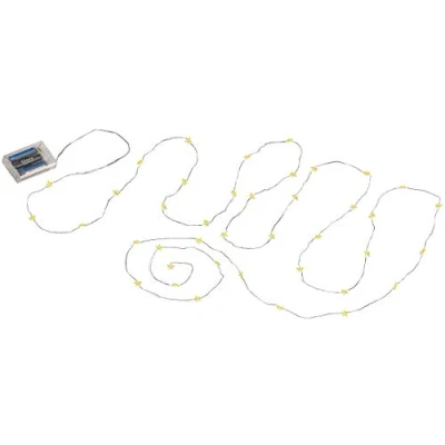 Image de Guirlande lumineuse étoilée 40 LED / 4 m [Lunartec]