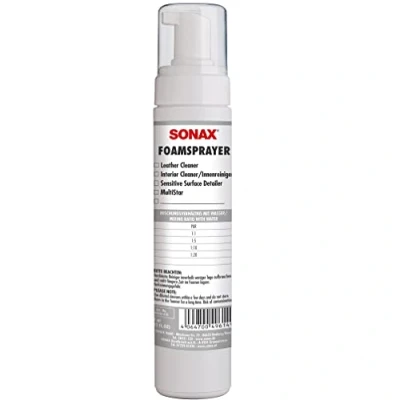 Image de SONAX Le pulvérisateur mousse FoamSprayer (250 ml) produit une volumineuse et longue debout, utilisable à l&#039;intérieur du véhicule Réf. article 04961410