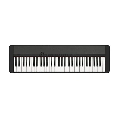 Image de Clavier compact Casio CT S 1 BK avec 61 touches et sonorités vintage Noir