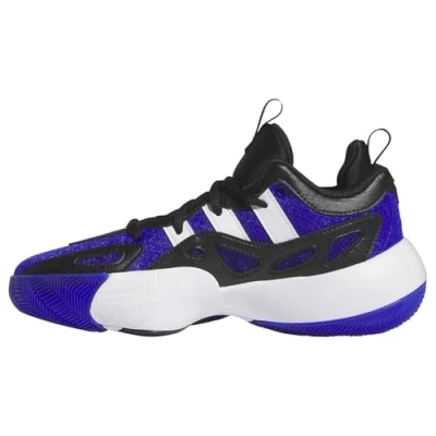 Image de adidas Mixte Trae Unlimited Shoes Chaussures Basses Non liées au Football, Lucid Blue/Core Black/Cloud White, 38 EU