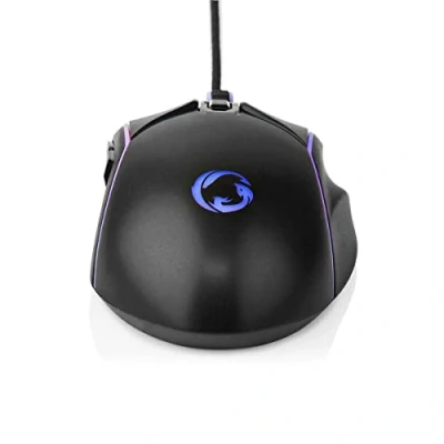 Image de Souris de jeu NEDIS GMWD510BK Filaire 7200 dpi Ergonomique LED
