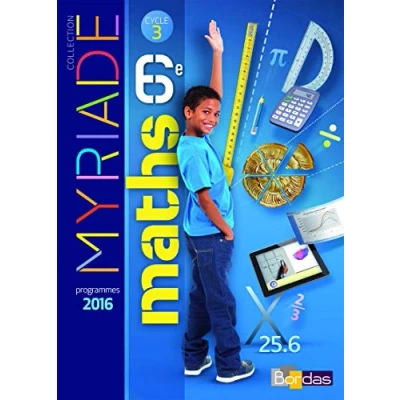 Image de Myriade 6e Manuel de l&#039;élève Grand format Nouveau programme 2016 Livre d’occasion Correct