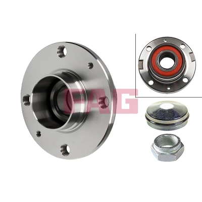 Image de FAG 713 6063 50 Kit de roulements roue la photo correspond au contenu livraison 120,00 FIAT: Grande Punto 3/5 portes, III portes