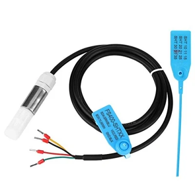 Image de Capteur Sonde de Température et d&#039;Humidité pour Sol Antipoussière FS400 SHT3X Numérique en Acier Inoxydable Coque Plastique Sortie I2C(SHT31)