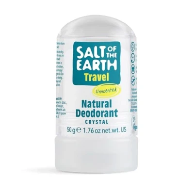 Image de Salt of the Earth Déodorant naturel en cristal Sans parfum, végétalien, protection longue durée, approuvé par le lapin sautant Non parfumé 50 g