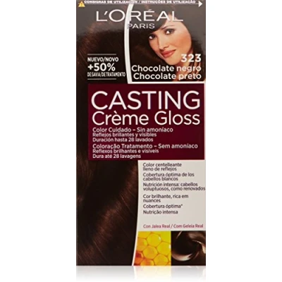 Image de LOreal Paris Casting Creme Gloss Baño De Color 323 Chocolate Negro