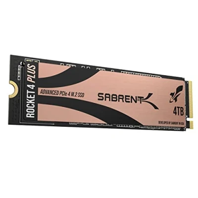 Image de SABRENT M.2 NVMe SSD 4To Gen4, Interne 7100Mo/s en Lecture, Disque Dur PCIe 4.0 pour Les Joueurs, Compatible avec Playstation 5, Console PS5, PC, Laptop, Desktop, NUC (SB RKT4P 4TB)