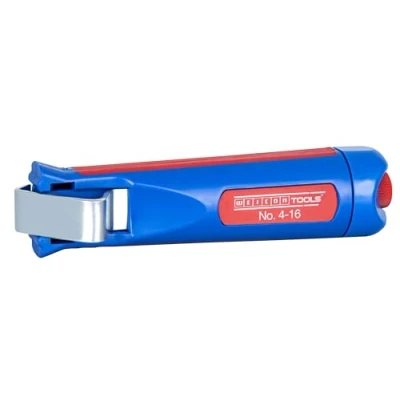 Image de WEICON TOOLS Couteau à dégainer N 4 16 / Outil pour câbles ronds de mm diamètre, Bleu/ Rouge
