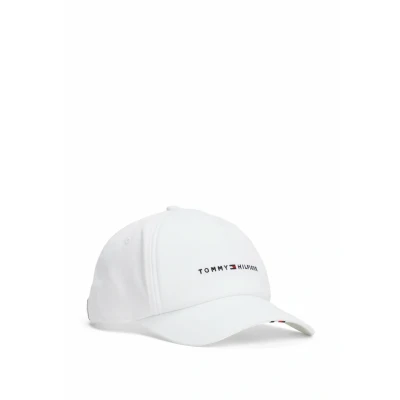 Image de Tommy Hilfiger Foundation SOFT 6 Panel Casquette, Taille: One Size, Th optic white