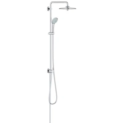 Image de GROHE Euphoria 260 système de douche (économie d&#039;eau, conversion pour montage mural, 3 modes pulvérisation, résistant aux rayures), chromé, 27421002, Ø mm