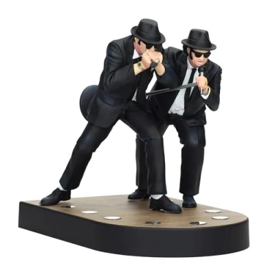 Image de SD Toys The Blues Brothers SDTUNI22729 Figurine chantante de Jake et Elwood avec lumière Multicolore 18 cm