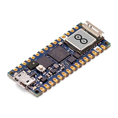 Image de Arduino Nano RP2040 Connect sans en tête [ABX00052] Microcontrôleur Compact avec processeur Double cœur, Wi FI intégré, Bluetooth et capteurs pour IoT projets intelligents