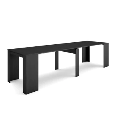 Image de Table console extensible SKRAUT HOME RF2657 14 personnes Noir