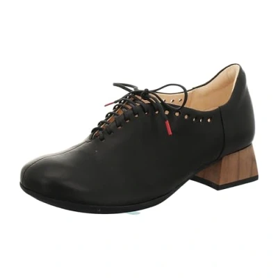 Image de Think! Delicia Durables, en Cuir, tanné sans Chrome, Semelle Amovible, Escarpins Femme, 0000, Noir, 39.5 EU
