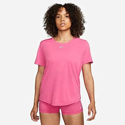 Image de Nike One DF SS STD Top Pinksicle/White L