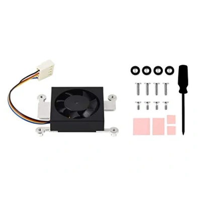 Image de Waveshare Dedicated 3007 Cooling Fan for Raspberry Pi Compute Module 4 CM4 Low Noise with Thermal Tapes