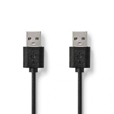 Image de Nedis CCGL60001BK20 câble USB 2.0 2 m C Noir Neuf