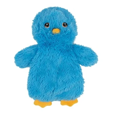Image de Best Pet Supplies Jouet en Peluche froissée pour Chien Jeu interactif, Chiot et Senior, Forme de Poulet coloré, Mignon câlin froissé (Bleu)