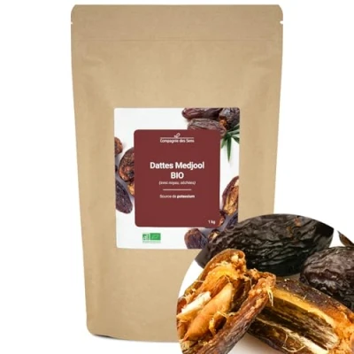 Image de Dattes Medjool BIO (avec noyau, séchées) source de potassium 1kg