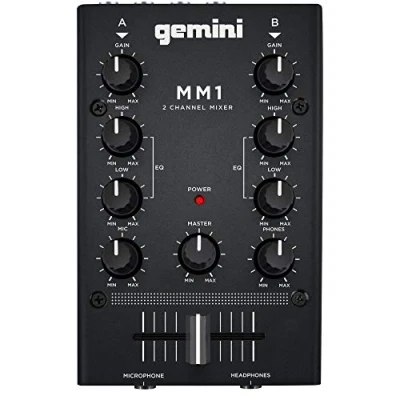 Image de Gemini MM 1 Table de mixage mini 2 canaux