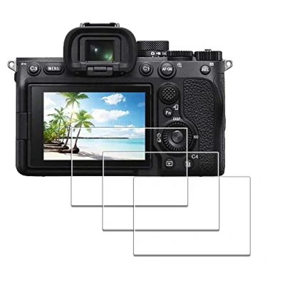 Image de iDaPro [3Pcs Protection d&#039;Ecran pour Sony ZV E1/Sony E10 II/ZV E10II/Alpha ZVE1/A7 IV/A7IV/Alpha 7 IV/7IV/A7M4,Verre Trempé,Dureté 9H,Anti rayure,Sans Bulle,Anti empreinte,Installation Facile