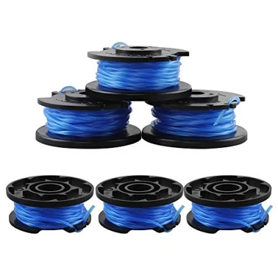 Image de 6 Pièces Bobine Coupe Fil Ryobi Bobines de Rechange pour Câble d&#039;alimentation Automatique One + AC14RL3A 18V 24V 40V Bordure