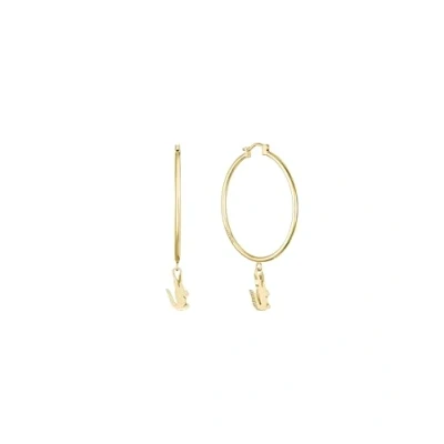 Image de Lacoste Crocodile Unisex Boucles d&#039;oreilles goldcoloured, Taille: One Size, Gold coloured