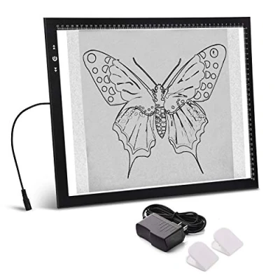 Image de HSK A3 Tablette Lumineuse verrouillage/déverrouillage Bouton Ultra Mince 6MM Alimentation Luminosité Réglable De Dessin À LED 6000 Lux