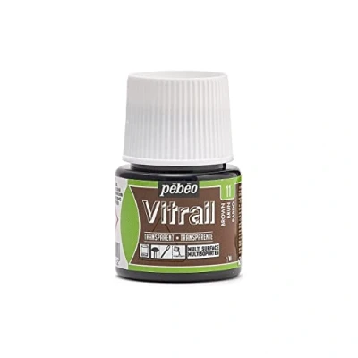 Image de Pébéo 050011 Vitrail 1 Flacon Brun 45 ML