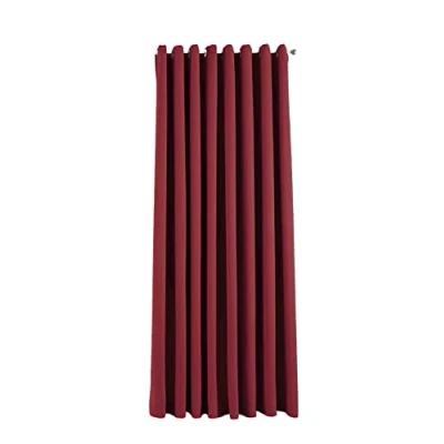 Image de Gardinenbox Newyork 201920600 Rideau Opaque, Bordeaux, 225 x 295 cm, occultant, Thermique, à œillets, insonorisant, certifié Öko Tex, Protection UV, embrasses